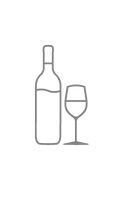 Wine bottle and wine glass icon